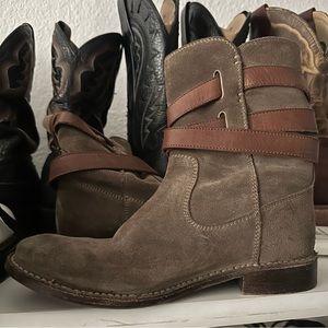 Frye Shirley Strappy Short Boot
